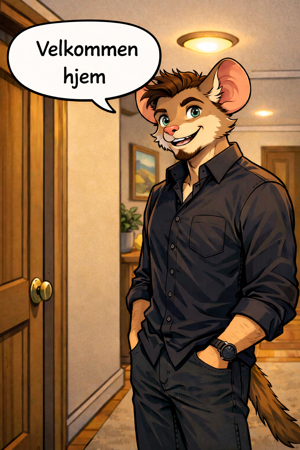 Not picking up on social ques — panel 1