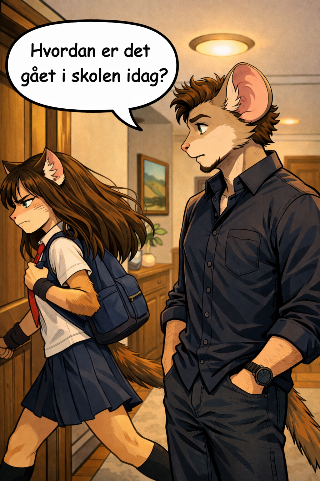 Not picking up on social ques — panel 2