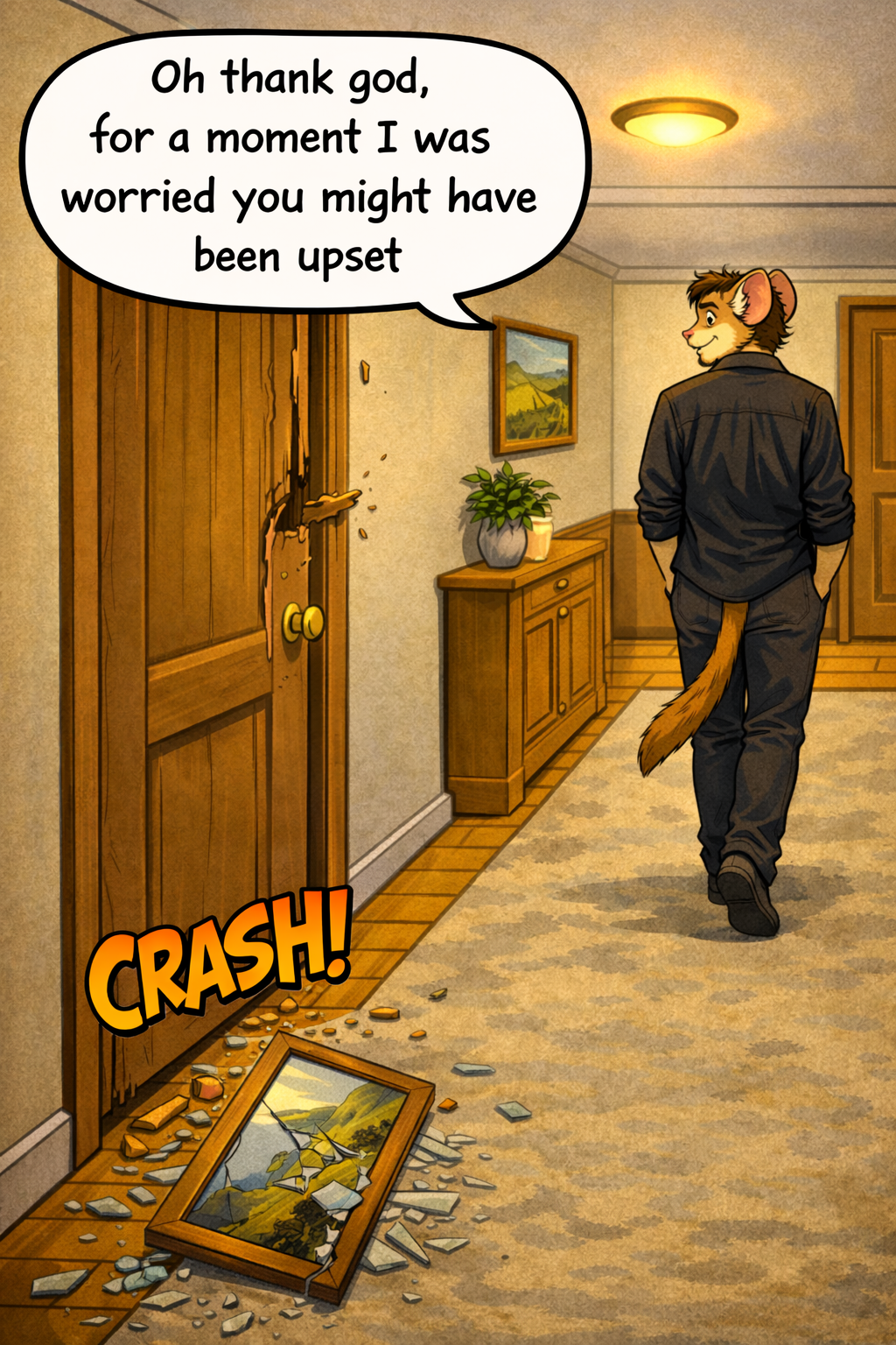 Not picking up on social ques — panel 4