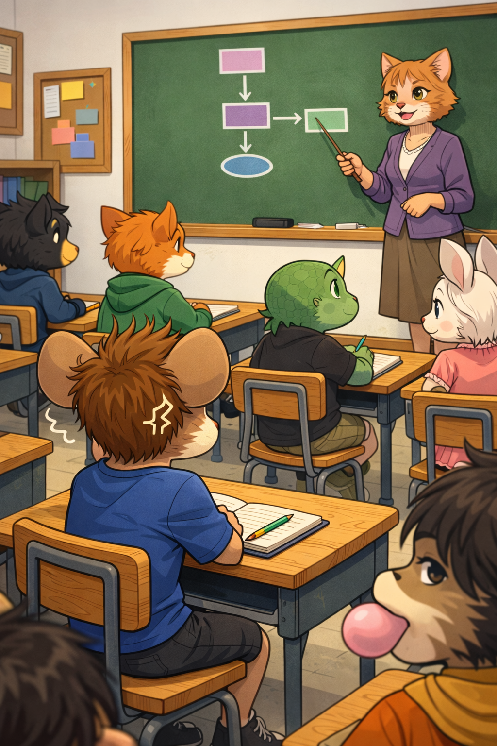 Noticing sounds no one else hears — panel 2