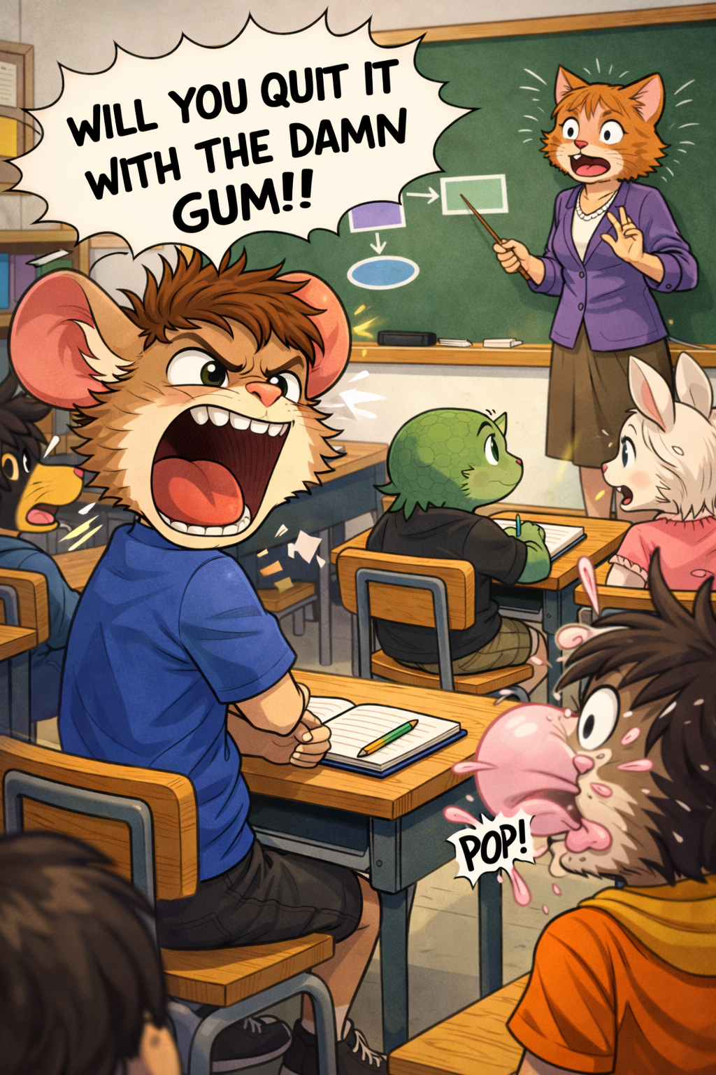 Noticing sounds no one else hears — panel 3