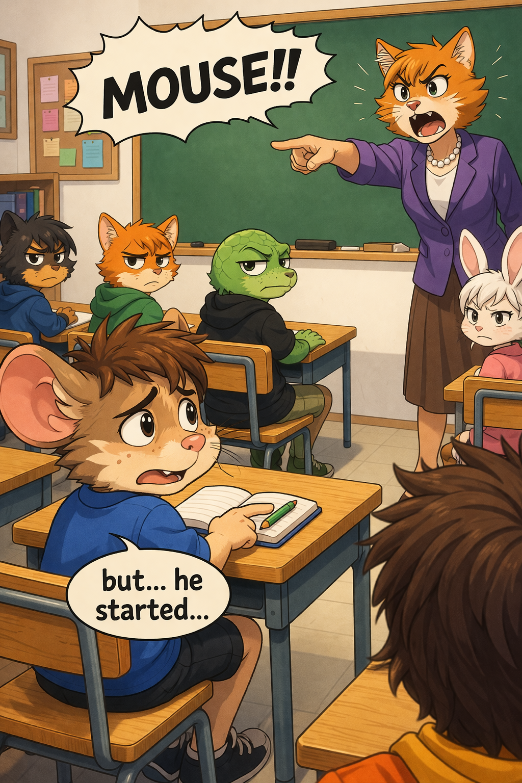 Noticing sounds no one else hears — panel 4