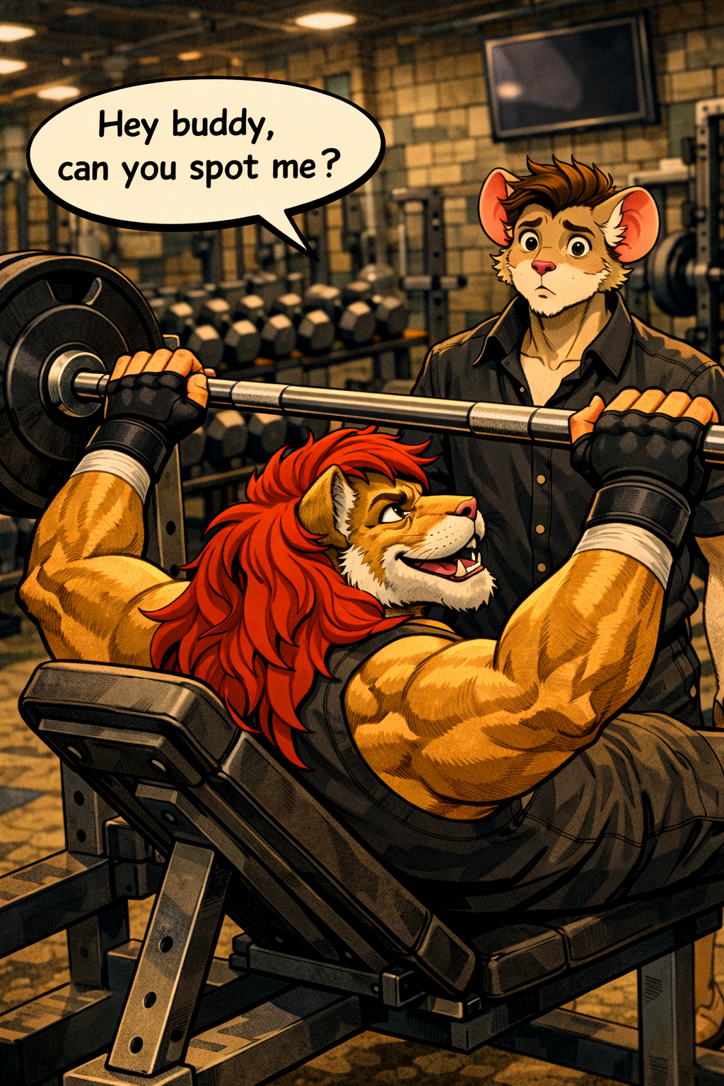 How i meet my best friend
And taking things way too literal — panel 1