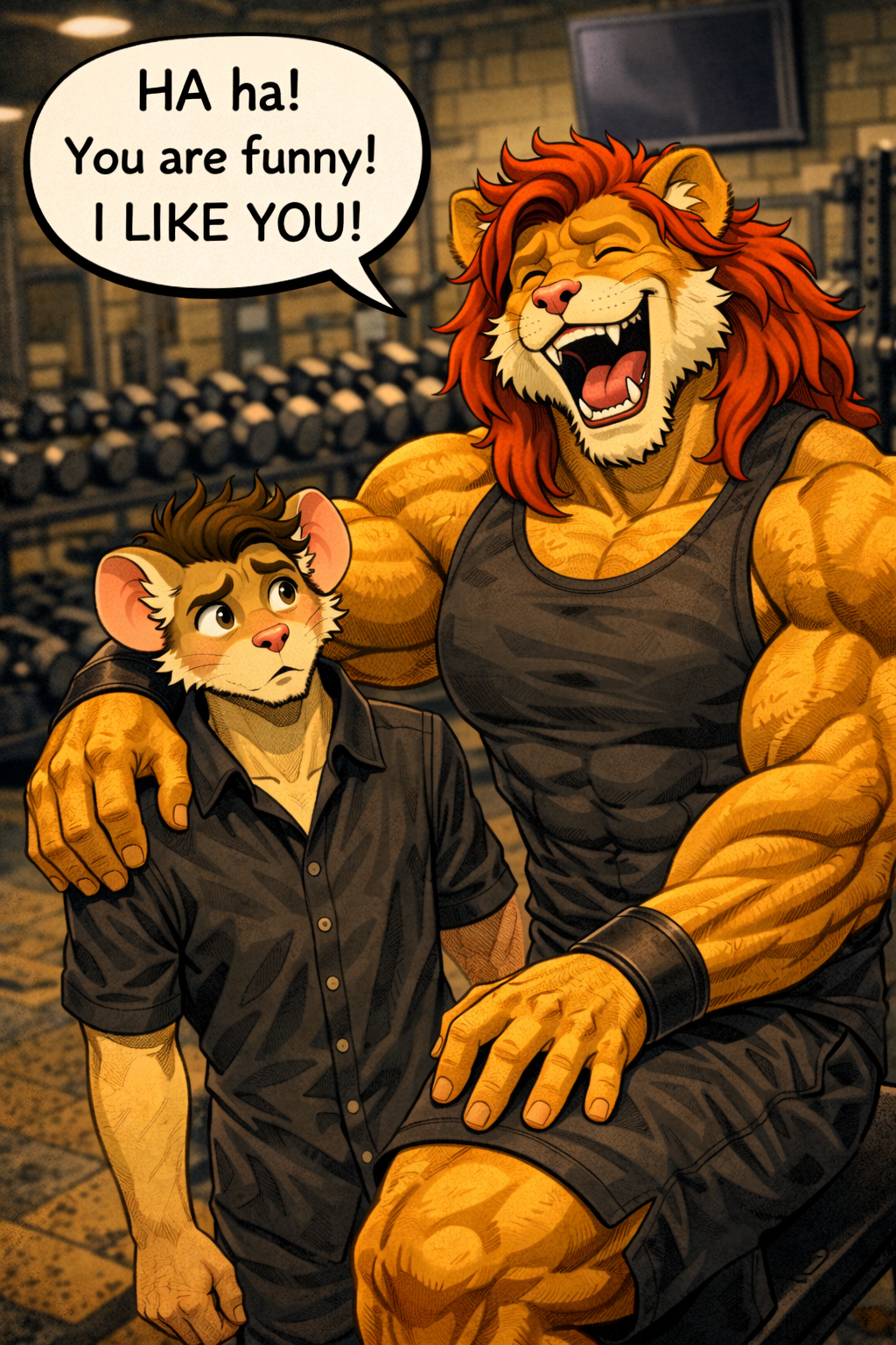 How i meet my best friend
And taking things way too literal — panel 3