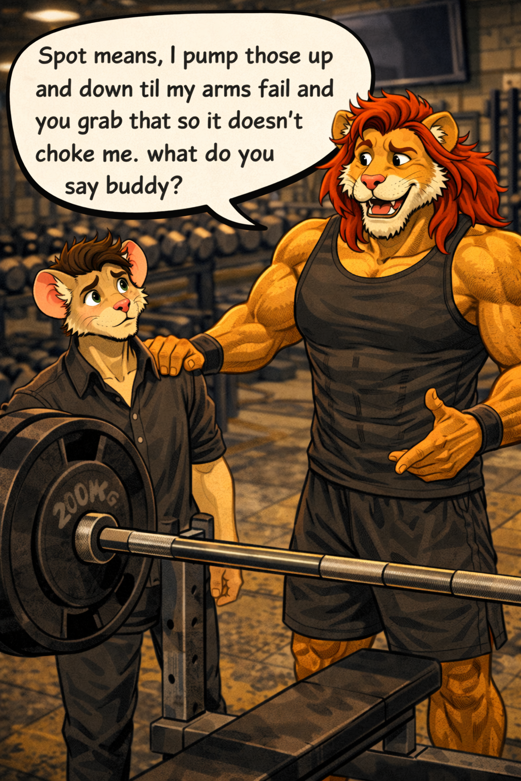 How i meet my best friend
And taking things way too literal — panel 4