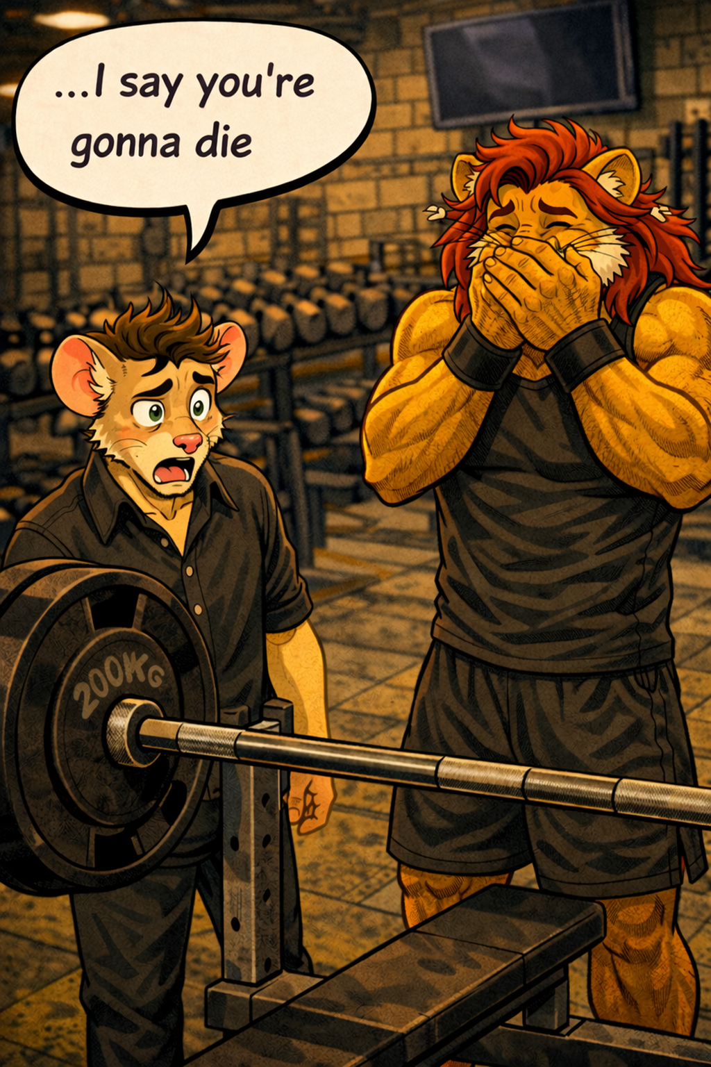 How i meet my best friend
And taking things way too literal — panel 5