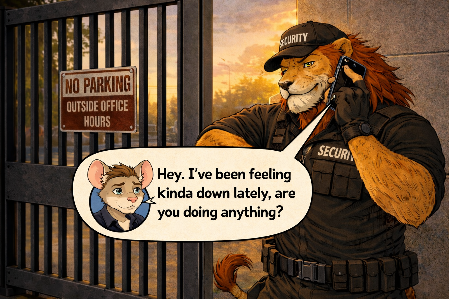 A true friend — panel 5