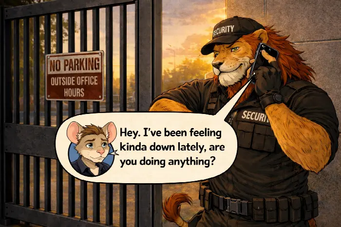 A true friend — panel 5